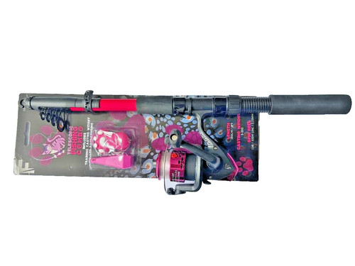 Childs pink telescopic fishing - telescopic,