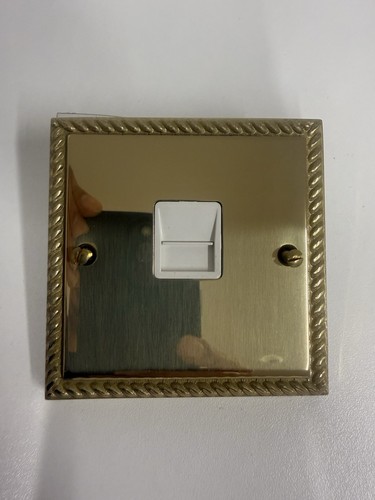 Georgian brass telephone - georgian,