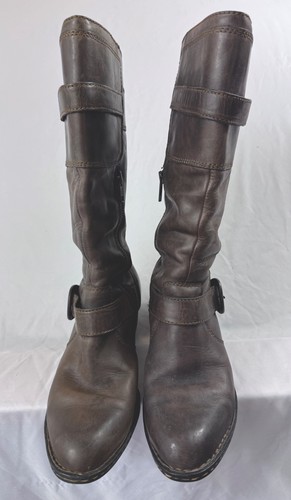 Born brown leather zip - brown,