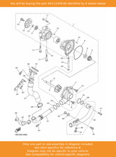 YAMAHA O-ring, 4XV-12439-00