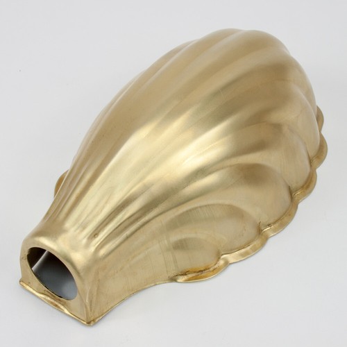 Raw brass clam - shell, shade