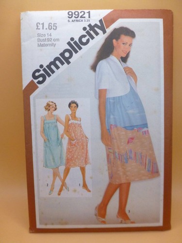 Vtg 80s simplicity 9921 - simplicity, 36"