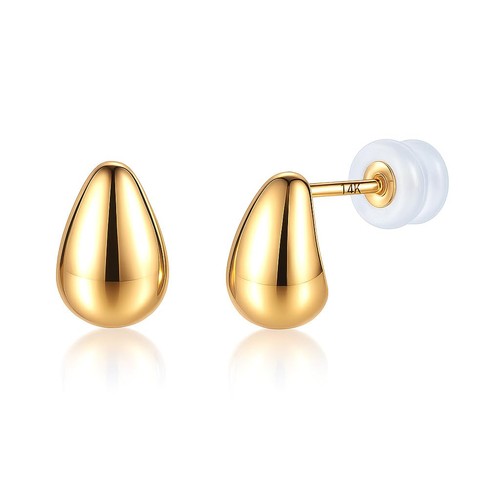 14k yellow gold minimalistic - 14k,