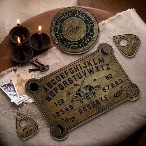 4pc wooden ouija set 2 - 4pc,