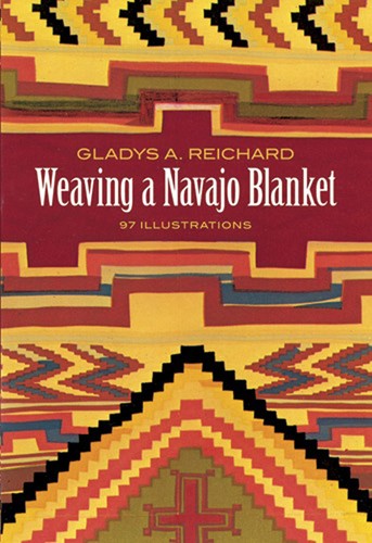 Weaving navajo blanket - a,