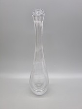 A Kosta Boda Clear Controlled Bubble Vase, Vicke Lindstrand, Sweden, 12" / 30cm