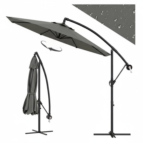 Banana parasol sun shade - 3m,