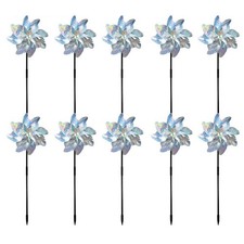 Outdoor reflective windmills