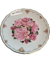 Royal Albert Albertine Rose Collector Plate Queen Mother Flowers