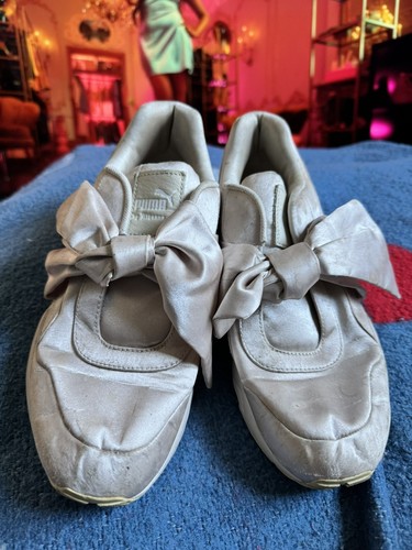 Rihanna puma fenty bow pink - rihanna,