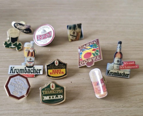Beer alcohol pin badge bundle - beer,