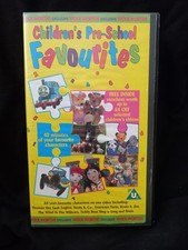 Children's Pre School Favourites (1995 version) VHS Tape Rare