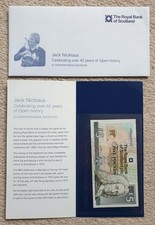 JACK NICKLAUS £5 SCOTLAND