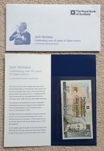 Jack nicklaus scotland - jack, £5