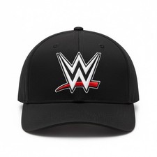 WWE Logo Embroidered Black Cap