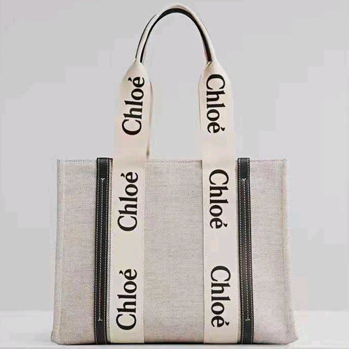 Chloé woody small beige - chloé,
