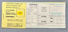 MONARCH AIRLINES VINTAGE USED