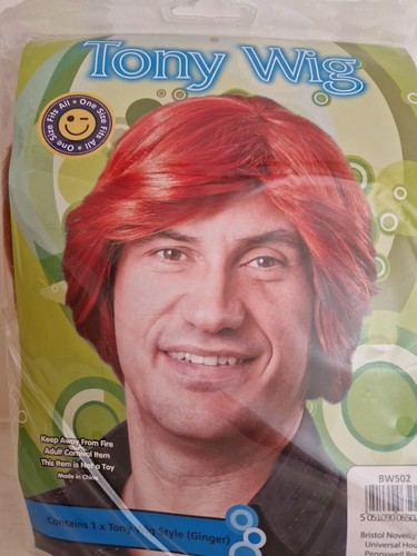 Tony wig hair short ginger - hair,