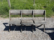 Vintage Wooden Folding Chair / Sports Club Chairs School / Lab / Cafe Chairs