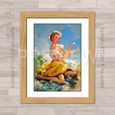 Gil Elvgren print. Love Me