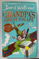 David Walliams SIGNED Grandpa's Great Escape First Ed First Imp 2015