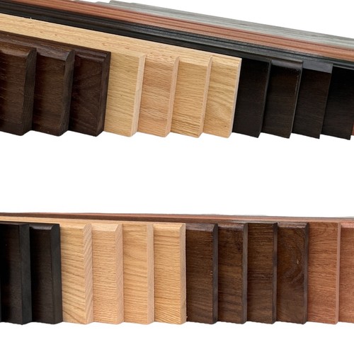 Solid oak sapele - oak, skirting