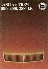 Lancia Trevi 1981-1982 UK Market Foldout Brochure 1600, 2000 & 2000 IE Beta