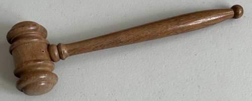 Vintage wooden gavel - vintage,