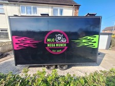 Food trailer catering van - trailer,