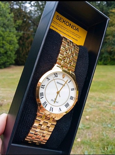 Sekonda gents gold plated - sekonda,