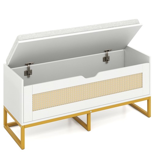 Rattan storage chest 100cm - rattan,