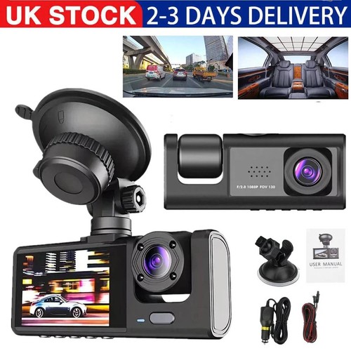 1080p dual lens car dash - 1080p, cam