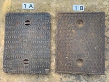 Reclaimed Cast Iron Manhole Drain Cover Inspection Cover Old Cast Iron Grids