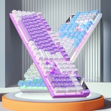 UK RGB Led Gaming Keyboard 104 Keys USB Wired For PC Laptop PS4 Xbox