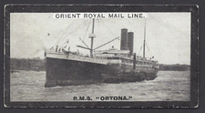 SINGLETON & COLE - ORIENT ROYAL MAIL - RMS ORTONA