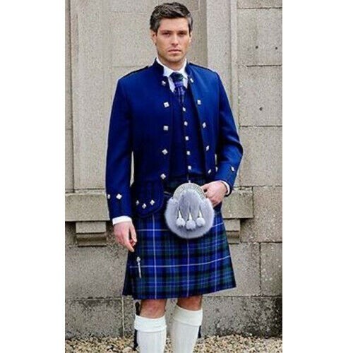 Scottish royal blue - royal, doublet