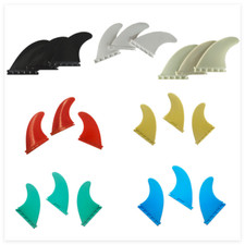 3pcs of Set 437 Left Center Right Fins  Hydrofoil Side Fins for Surfboard FUTURE