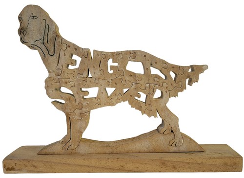 English setter handmade wooden - setter,