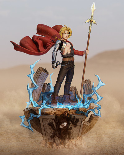 Edward elric 3d printed - elric,