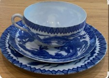 Japanese eggshell vintage trio