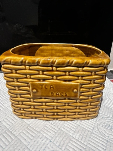 Vintage sylvac tea - tea, caddy