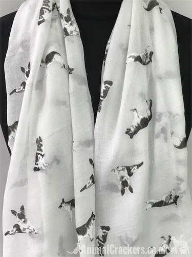 German shepherd print scarf - german,
