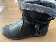 Cotton Traders Black Leather