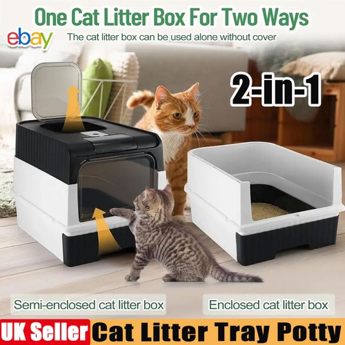 Extra large hooded cat - cat, litter