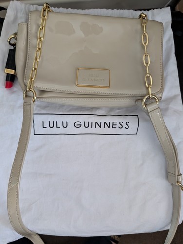 Lulu guinness cream patent - guinness,