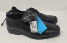 Debenhams LEATHER Childrens Kids Boys (Size 2) Smart Formal Wedding School Shoes