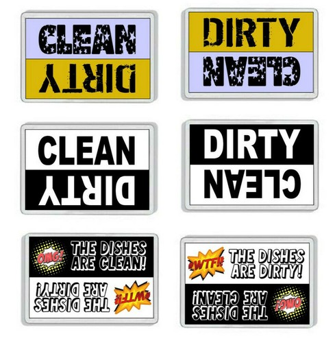 Dishwasher clean dirty - clean,