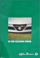 Alfa Romeo Spider Brochure 1983 NL