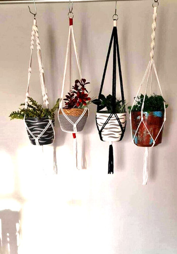 Macrame plant hanger - -macrame,