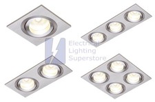 Square GU10 Mains Contemporary